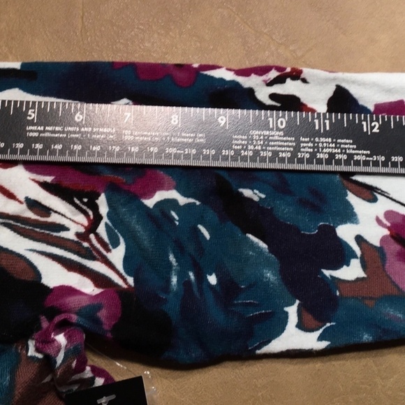 NOTATIONS Spring Summer CARDIGAN, 3/4 Sleeves, Multicolor FLORAL, NWT, Size M - Picture 6 of 8